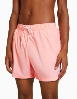 BERSHKA Bañador básico Turquesa Store