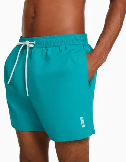 BERSHKA Bañador básico Turquesa Cheap