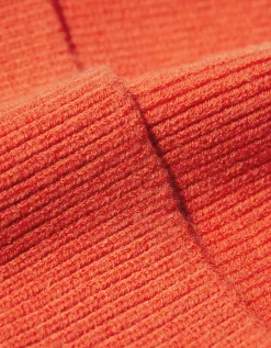 BERSHKA Beanie corto Naranja Hot