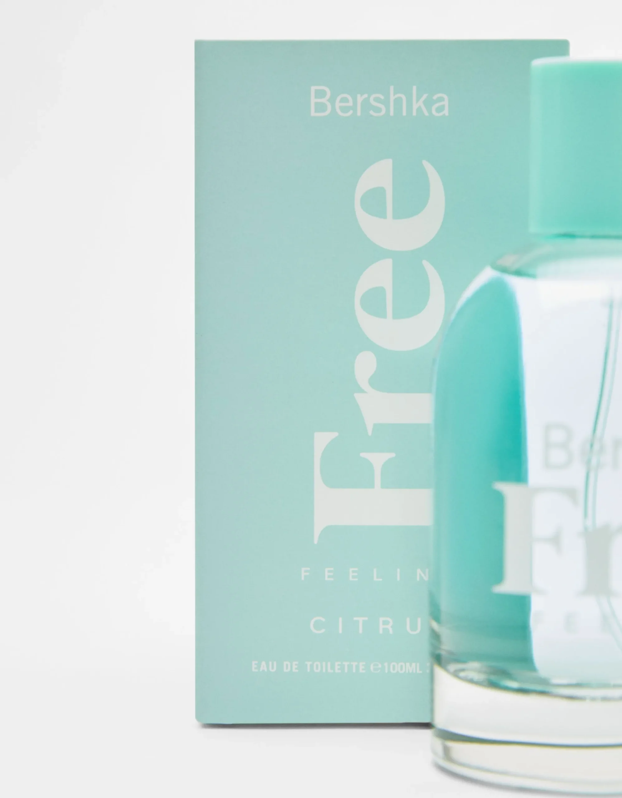 BERSHKA Eau de Toilette Free Feeling 100ml Verde Hot