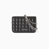 BERSHKA Bolso acolchado cadena Crudo Clearance