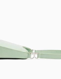 BERSHKA Bolso asa Verde Online