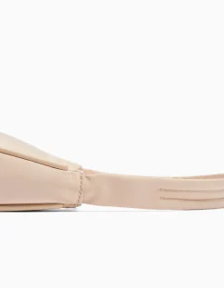 BERSHKA Bolso asa hombro tejido Beige Hot
