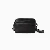 BERSHKA Bolso crossbody básico Negro Cheap