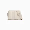 BERSHKA Bolso crossbody efecto piel Crudo New