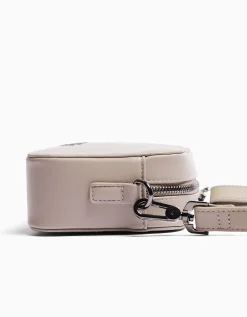 BERSHKA Bolso crossbody rígido Negro New