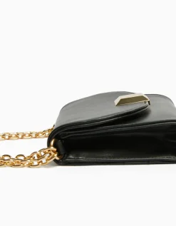 BERSHKA Bolso hombro mini cuadrado detalle Crudo Shop