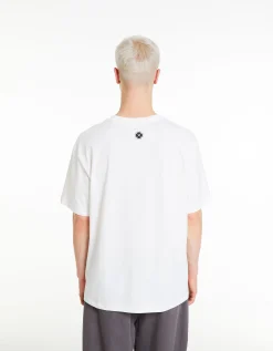 BERSHKA Camiseta manga corta boxy fit print TOKYO REVENGERS Negro Outlet