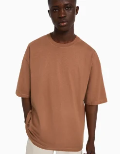BERSHKA Camiseta manga corta oversize Caldera Store