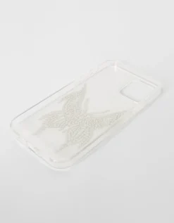 BERSHKA Carcasa iPhone strass Plata Best