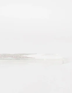 BERSHKA Carcasa iPhone strass Plata Best