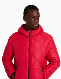 BERSHKA Cazadora acolchada ligera Blanco Flash Sale