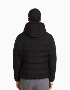 BERSHKA Cazadora acolchada ligera Azul Best Sale