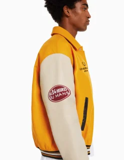 BERSHKA Cazadora racing 24h LE MANS Amarillo Store