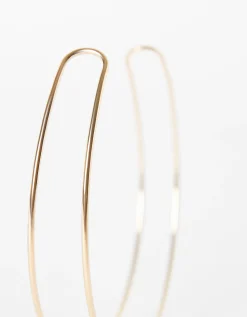 BERSHKA Collar choker efecto Oro Hot