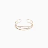 BERSHKA Collar choker trenzado Oro Fashion
