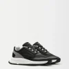BERSHKA Deportivas combinadas tejido hombre Negro Best Sale