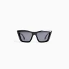 BERSHKA Gafas cat eye Negro Hot