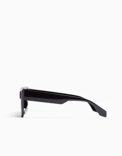 BERSHKA Gafas cat eye Negro Hot