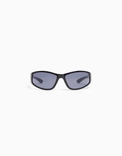 BERSHKA Gafas cycling Negro Flash Sale