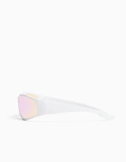 BERSHKA Gafas cycling color Blanco Clearance
