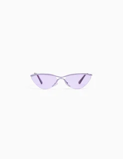 BERSHKA Gafas sol Morado Flash Sale