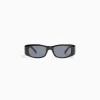 BERSHKA Gafas sol detalle metálico Negro Hot