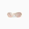 BERSHKA Gafas sol pantalla Rosa Shop