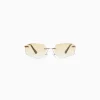 BERSHKA Gafas sol sin montura Naranja Shop
