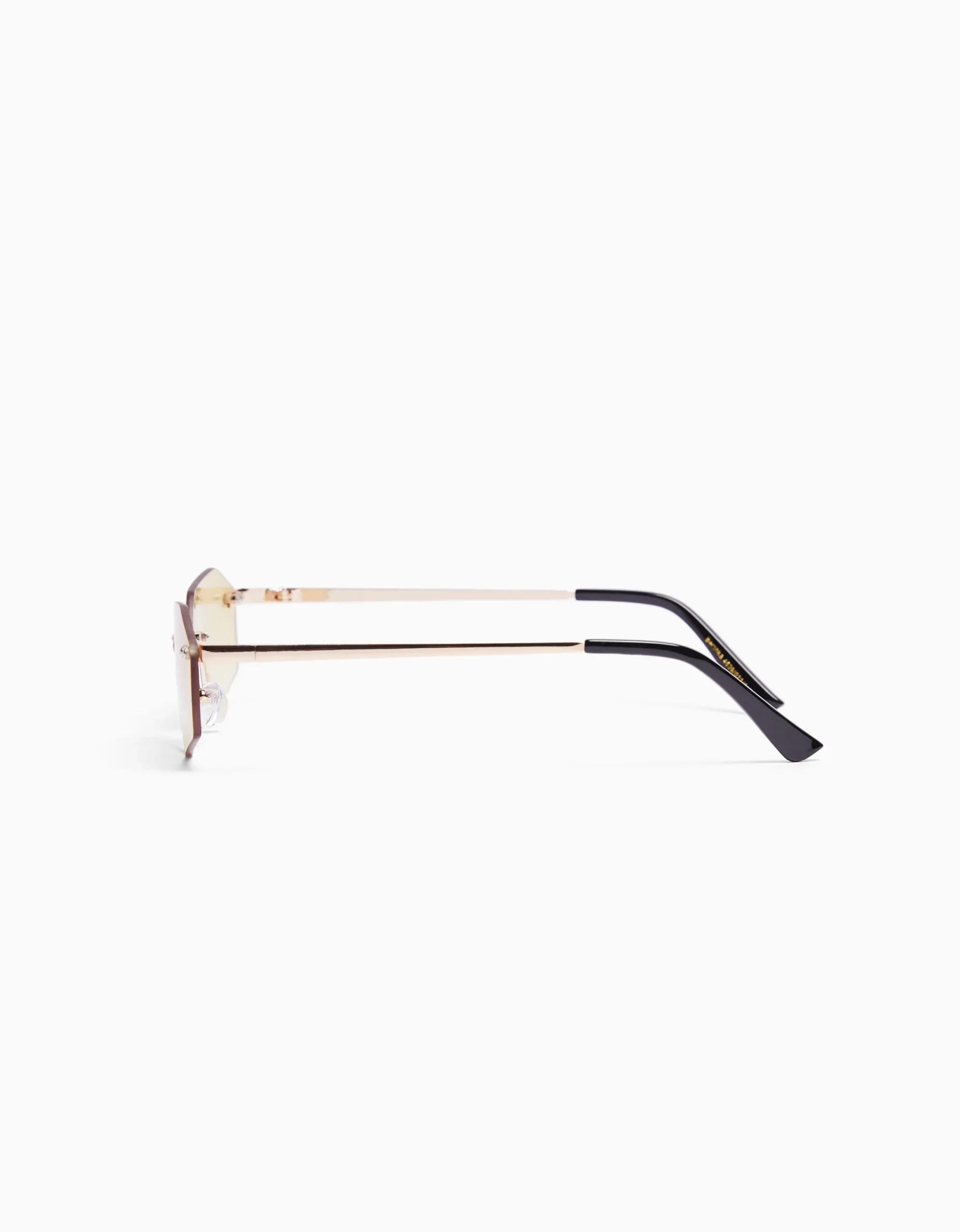 BERSHKA Gafas sol sin montura Naranja Shop