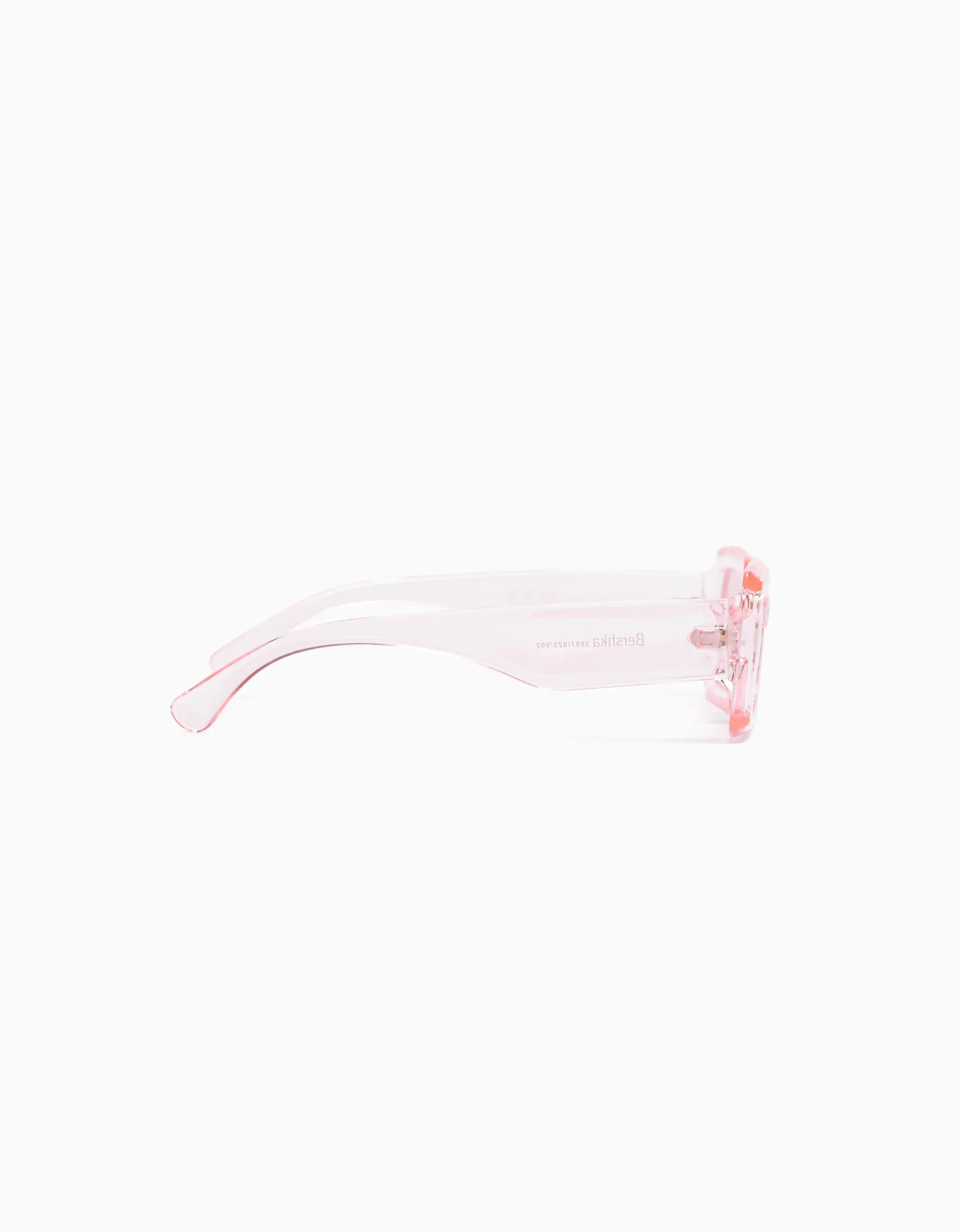 BERSHKA Gafas sol transparentes Rosa Hot