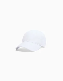 BERSHKA Gorra básica Blanco Best