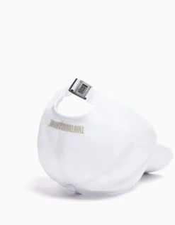 BERSHKA Gorra básica Blanco Best