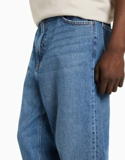 BERSHKA Jeans baggy Azul Online