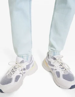 BERSHKA Jeans jogger Azul lavado Cheap