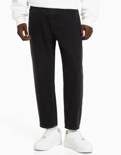 BERSHKA Jeans loose Azul lavado Outlet