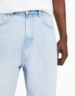 BERSHKA Jeans loose Azul lavado Store