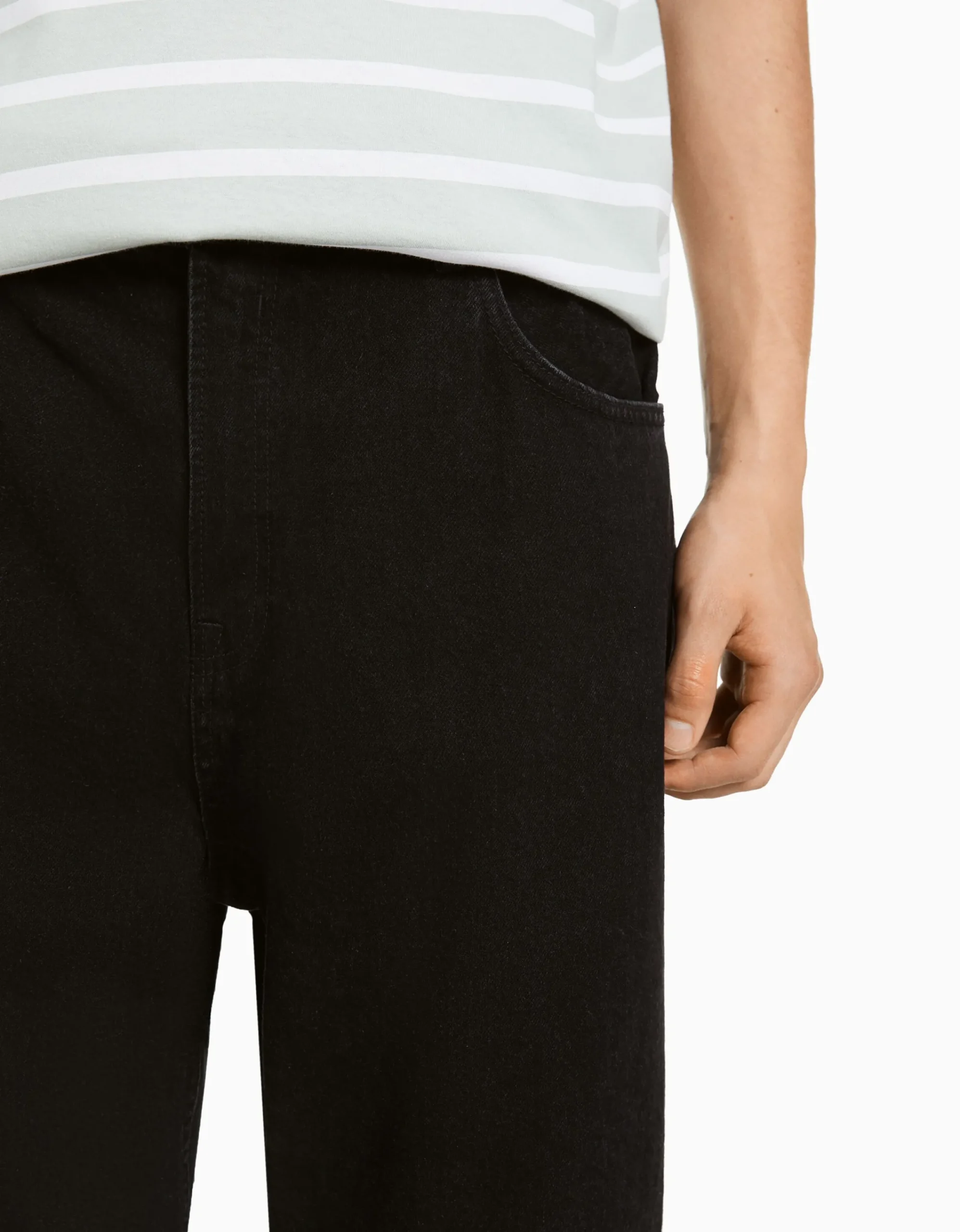 BERSHKA Jeans loose Azul claro New