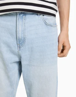 BERSHKA Jeans loose Azul claro Flash Sale