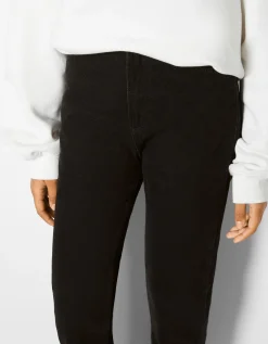 BERSHKA Jeans mom Azul Online
