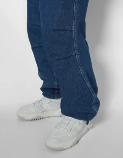 BERSHKA Jeans parachute Azul Cheap