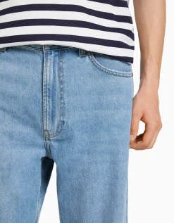 BERSHKA Jeans 90´s wide Azul Hot