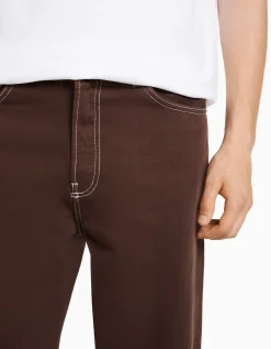 BERSHKA Jeans 90´s wide Azul Outlet