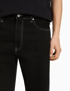BERSHKA Jeans 90´s wide Azul Outlet