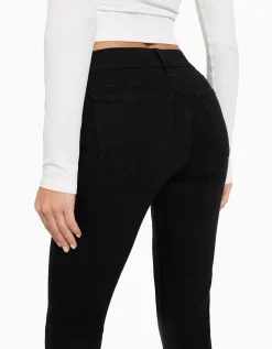 BERSHKA Jeans skinny push up Azul Clearance