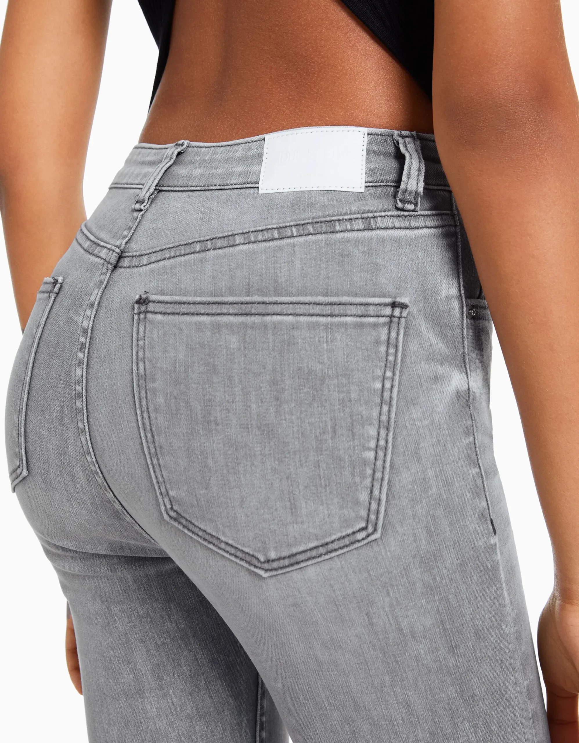 BERSHKA Jeans skinny super high waist Azul Best Sale