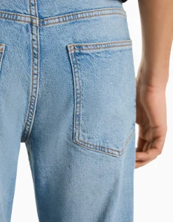 BERSHKA Jeans slim Azul lavado Cheap