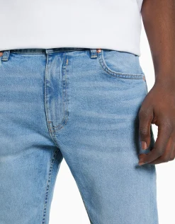 BERSHKA Jeans super skinny Blanco Cheap