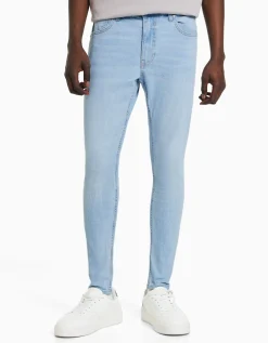 BERSHKA Jeans super skinny Blanco Best Sale