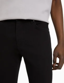BERSHKA Jeans super skinny Blanco Sale